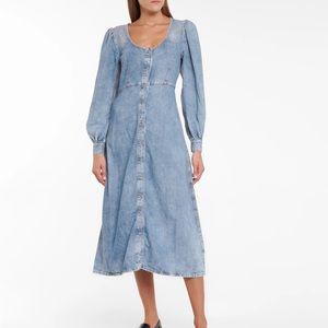 Ganni denim dress- like new